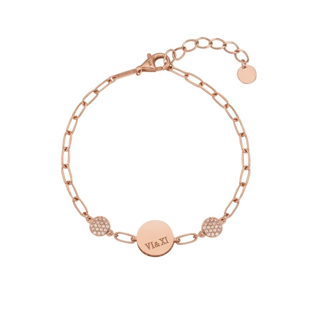 GB]14K [아델라] 코인 노블엣지 팔찌 BNKS4018