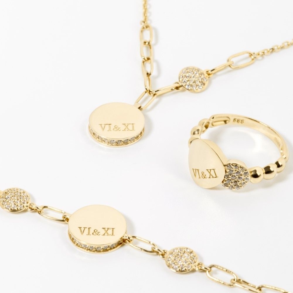 GB]14K [아델라] 코인 노블엣지 팔찌 BNKS4018