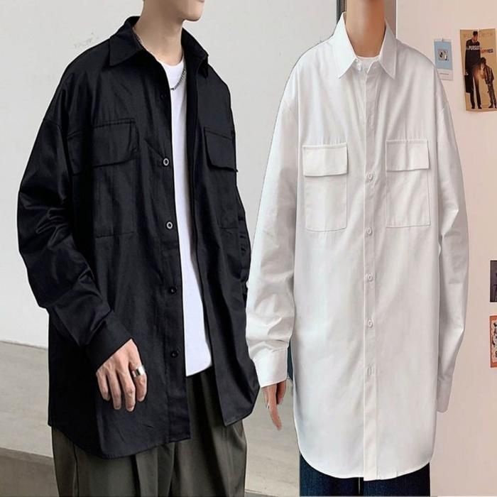 남성반팔티 긴팔 남성라운드반판티셔 셔츠 깔끔한 남방 남성반팔티셔츠 남자