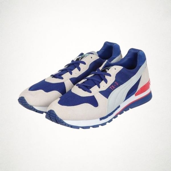 푸마 TX3 아카이브 런닝화 베이지 블루 34104490 1004732