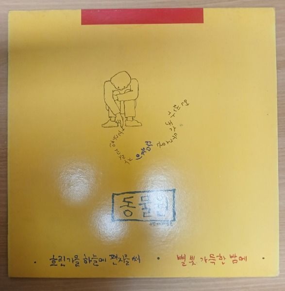 중고LP) 동물원 2집 - 흐린 가을하늘에 편지를 써/별빛 가득한 밤에 (자켓EX/앨범NM)