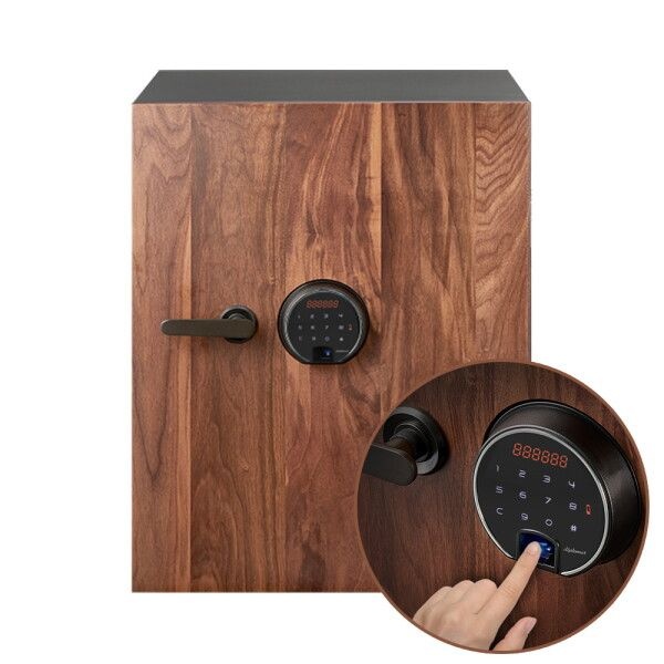 디프로매트 [디프로매트] 금고 DBAUM(디바움) 800 가정용 사무용 강력 방도 터치지문인식 내화금고 유럽 건식무늬목