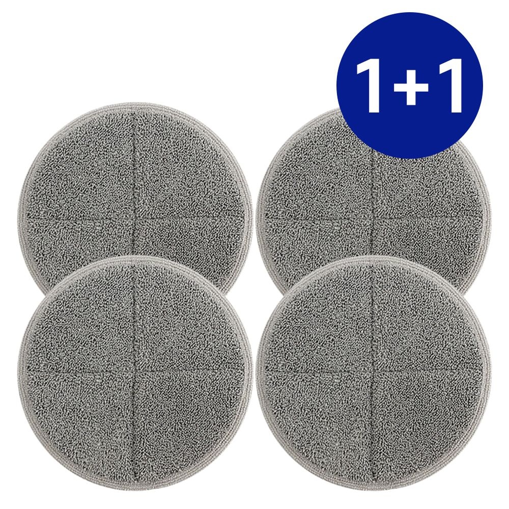 롯데리아 물걸레청소기 교체용 패드 원형 극세사 x2개 대23 2p