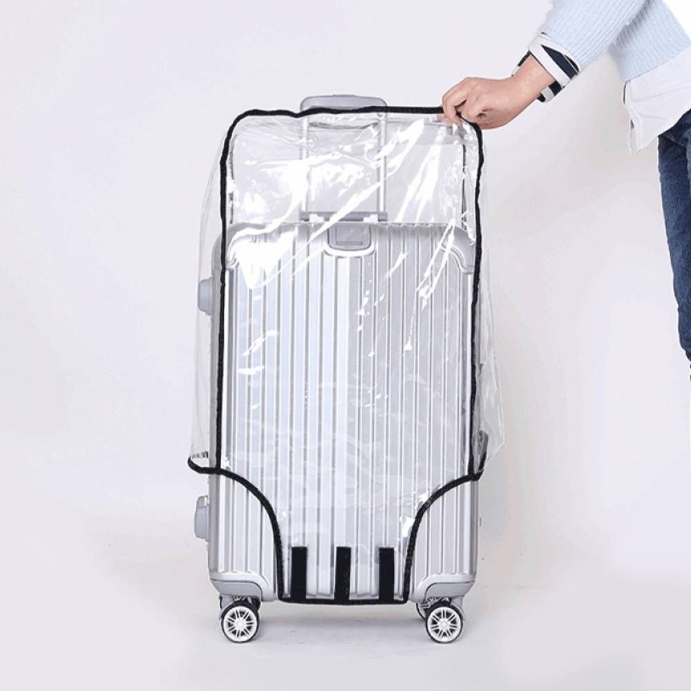 롯데리아 20형 투명 방수 캐리어커버 기내용 여행가방 보호덮개