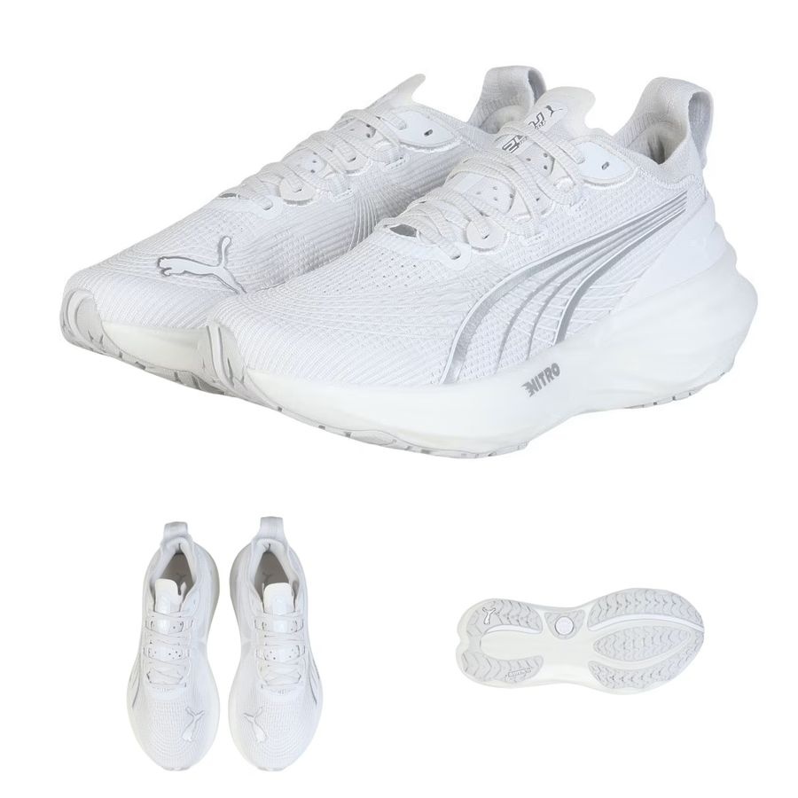 [해외] 푸마 포에버런 나이트로2 남성 러닝화 2E 와이드 남자 초보 안정화 화이트