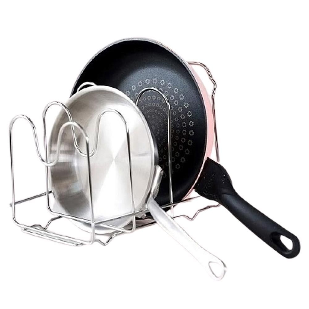 롯데리아 후라이팬정리 팬수납 와이어랙 거치대 프라이팬 보관용