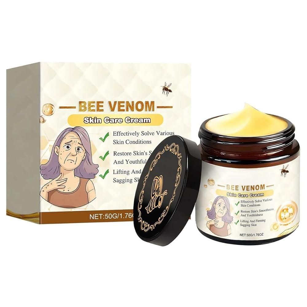 FYEBOO [해외] FYEBOO Bee Venom Comprehensive Cream, 2025 New Professional Treatment Cream Wrinkle Removal Anti-Agi