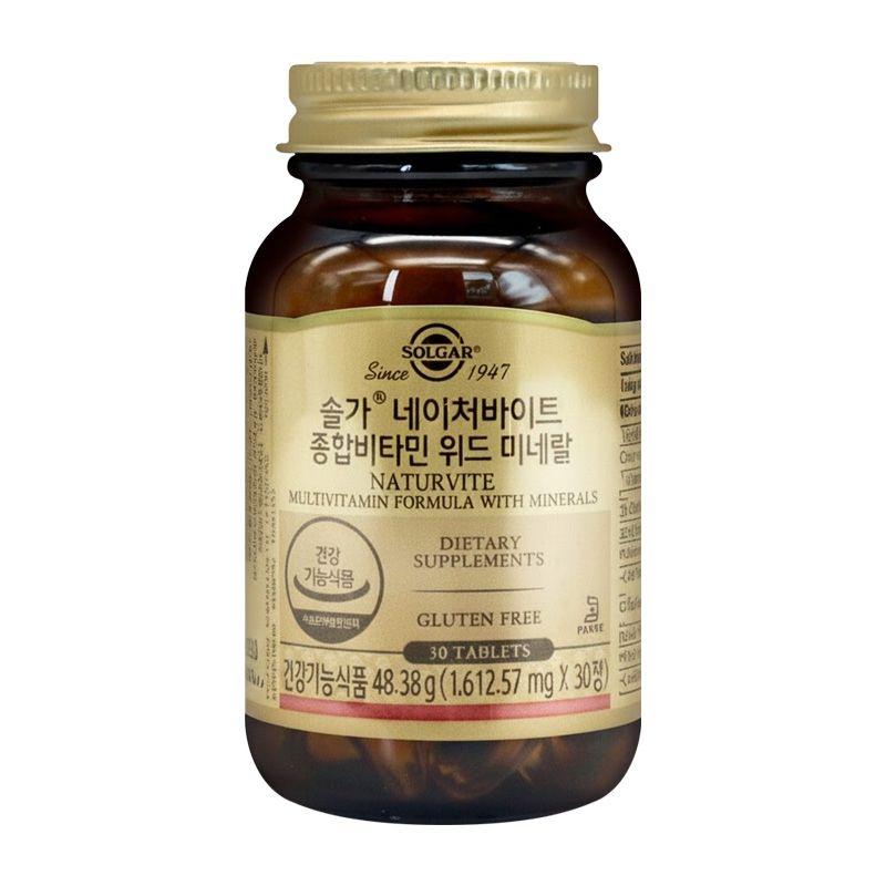 솔가 네이처바이트 종합비타민 위드 미네랄 30정