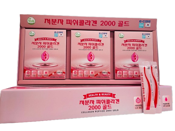 [선물세트]리뉴얼 고함량 저분자피쉬콜라겐2000골드 (쇼핑백 포함)