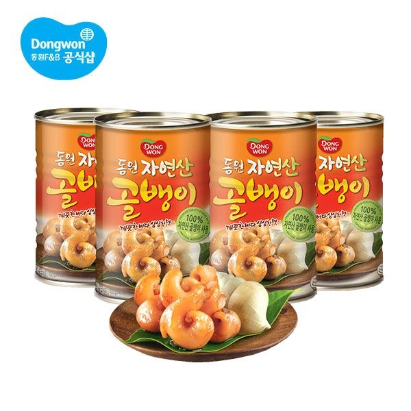 동원 [하프클럽]동원 자연산 골뱅이 300g x 4개