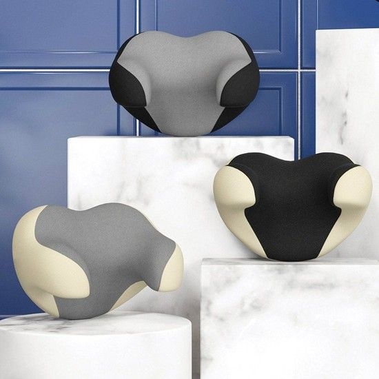 차량용 4D 헤드레스트 목쿠션 메모리폼 자동차 목베개 마약목쿠션 푹신한목쿠션