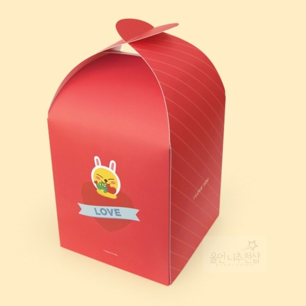 울언니추천샵 카카오 DIY걸이 기프트박스M 무지 120X120X190MM (200개입) 고급박스