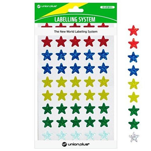 [브이와이][VCMOXHNC]리뷰스티커 홀로그램 14 5색혼합 UL3155 4매입