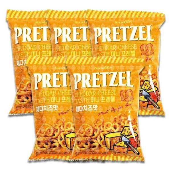 쿨아이스크림 [교보문고] EXTREMO SAMJIN 미니 PRETZEL 체다치즈맛 85g 5개CH2048965
