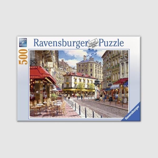 [교보문고] 코리아보드게임즈 라벤스부르거 여유로운 파리 골목 500피스 직소퍼즐