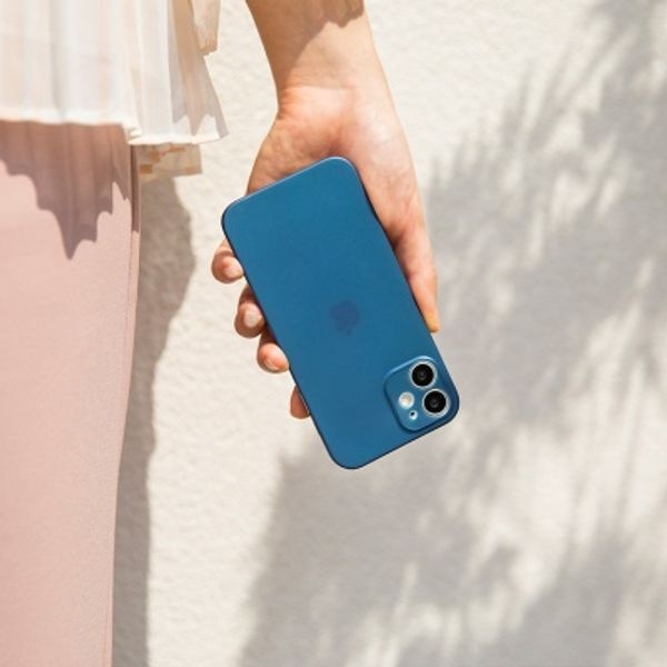 [교보문고] 바림 끼움 아이폰12 시리즈 슬림케이스 zero03 블루에디션