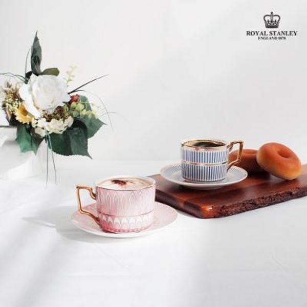 [교보문고] 엘룸 유로골드 모던 커피잔 세트 (2color)