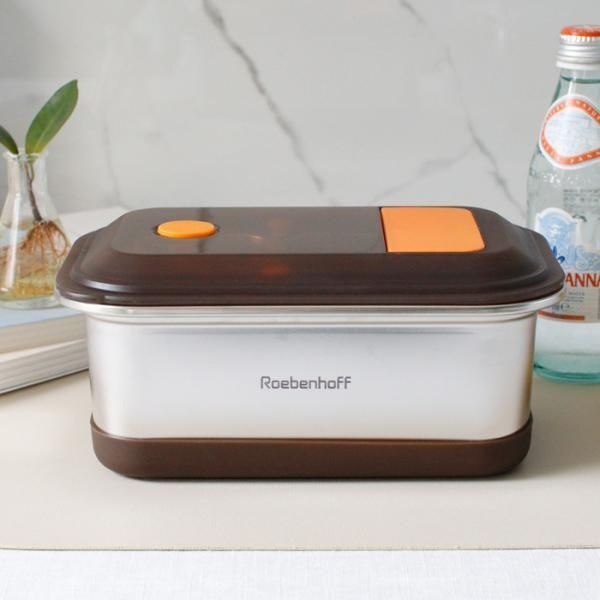 [교보문고] 체리하우스 레벤호프 스텐 전자레인지 밀폐용기 13. 도시락1600ml