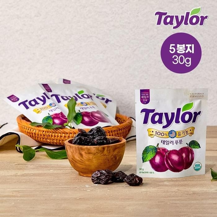 [S5W527W]테일러 자두 푸룬(건자두)30g X5봉