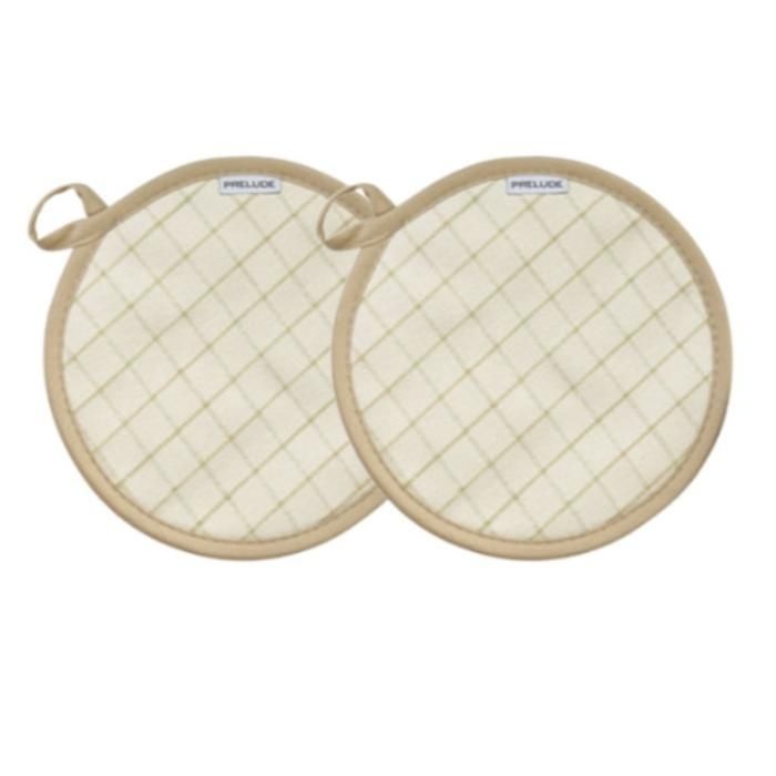 프렐류드 밀리언 체크 냄비받침 감성 주방 자취집 2p