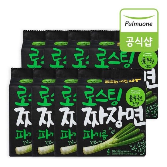 풀무원 파기름 로스팅 짜장라면 420g(4인분) x 8봉(1박스)