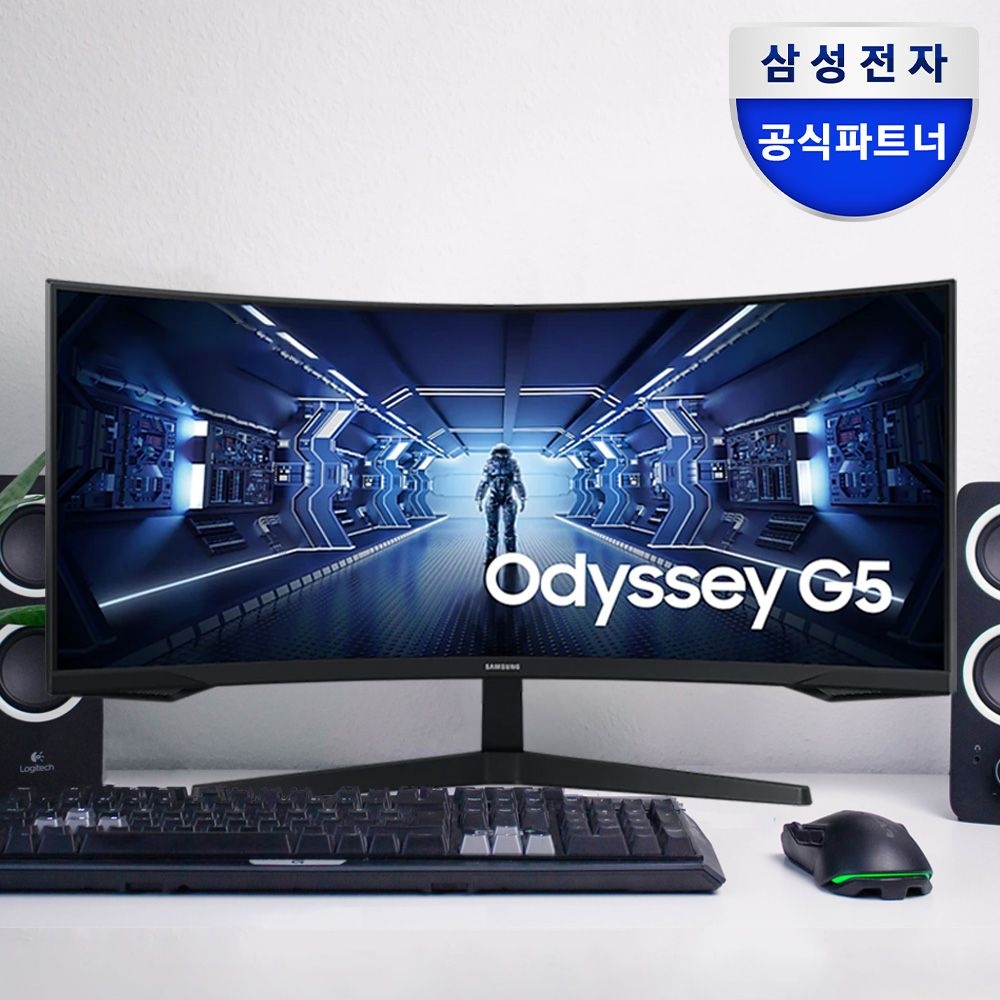 삼성전자 오디세이 G5 C34G55T 86.4cm WQHD 커브드 게이밍모니터 165Hz