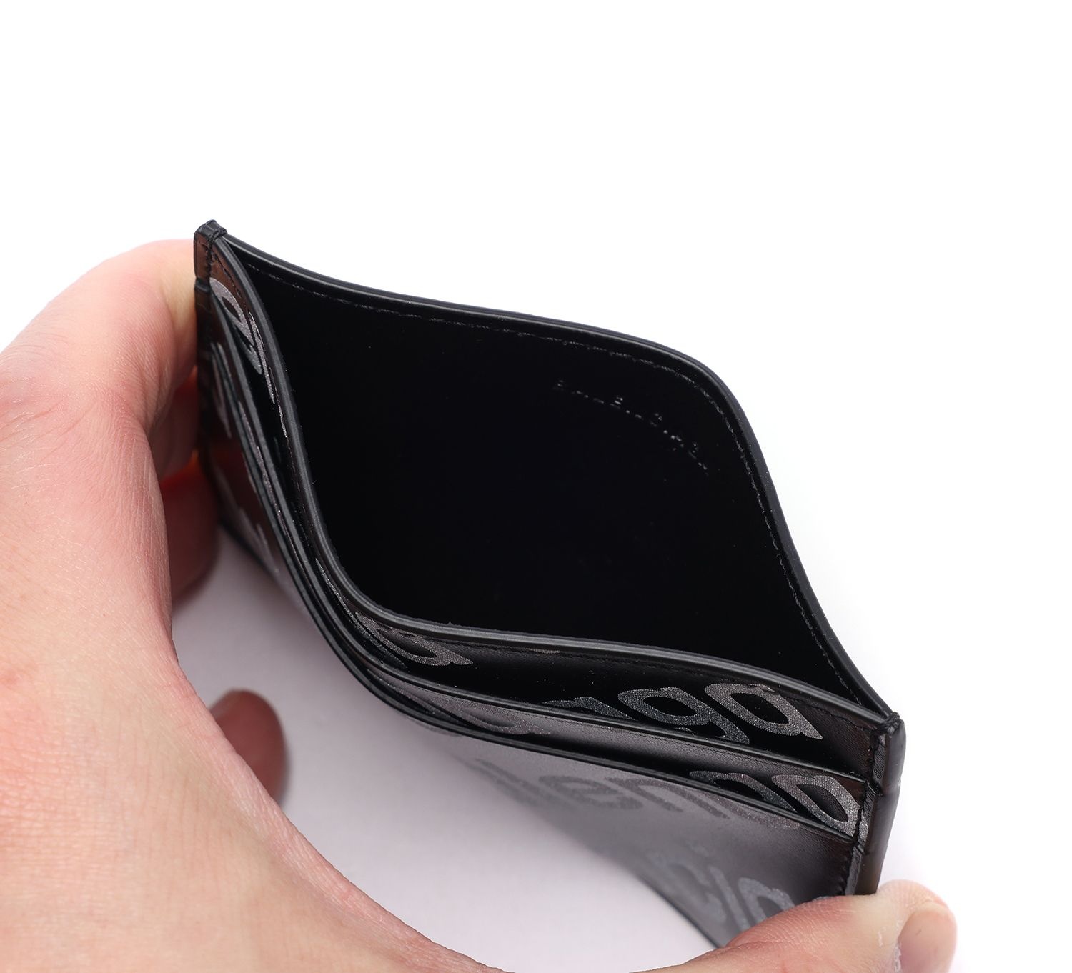 22SS 남성 CASH 로고 리플렉티브 프린트 카드지갑 594309_23V73_1090_22S