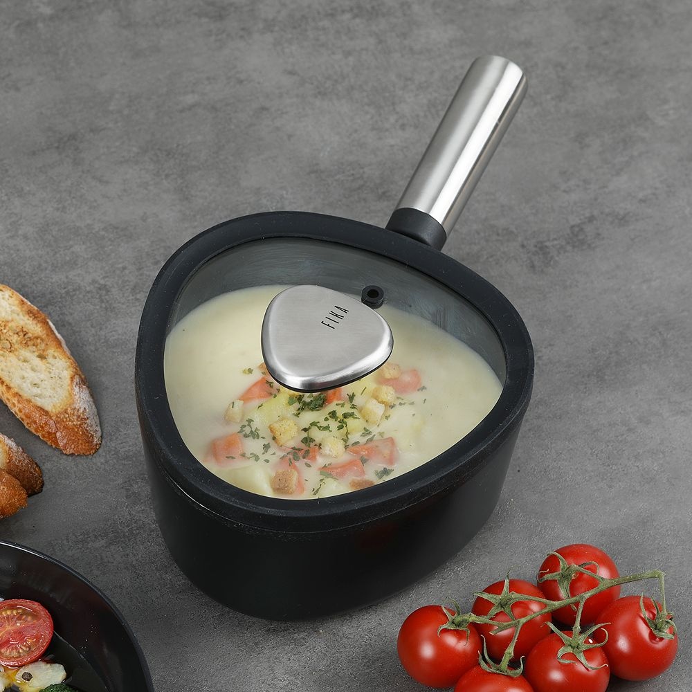 네오플램 피카 아펙스 블랙 IH 인덕션 편수냄비 18cm