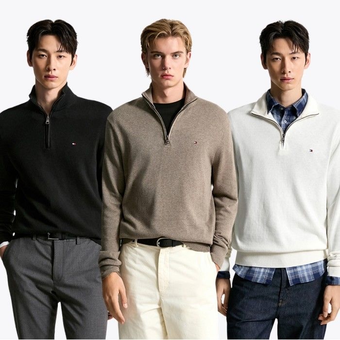 [공식][단독SALE] 캐시미어 블렌드 하프 집업 3종 택1 T12F7KPO170MT1 (정상가:259,000원)