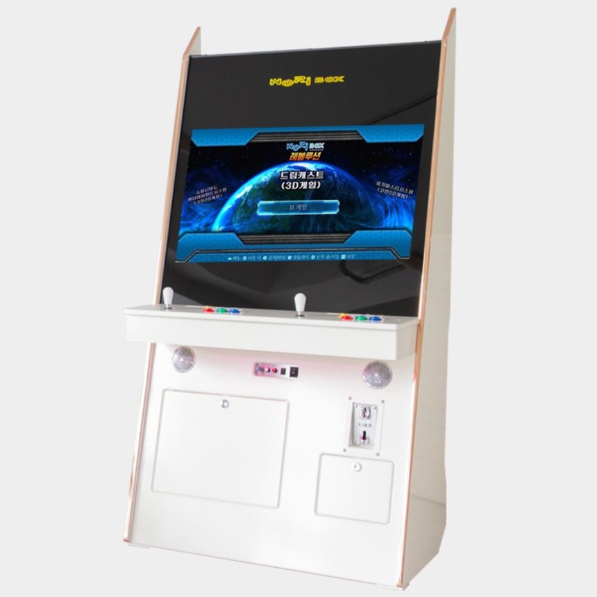 노리박스 레볼루션RV 32 강화유리 삼나무원목 TV수신 오락실게임기