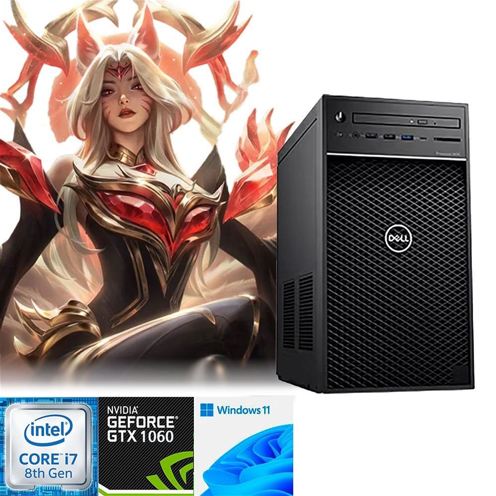 델 DELL 프리시전 3630T (코어i7-8700/32GB/NVMe SSD 1TB+HDD 1TB GTX1060 6G) 윈11 Pro 게이밍 PC