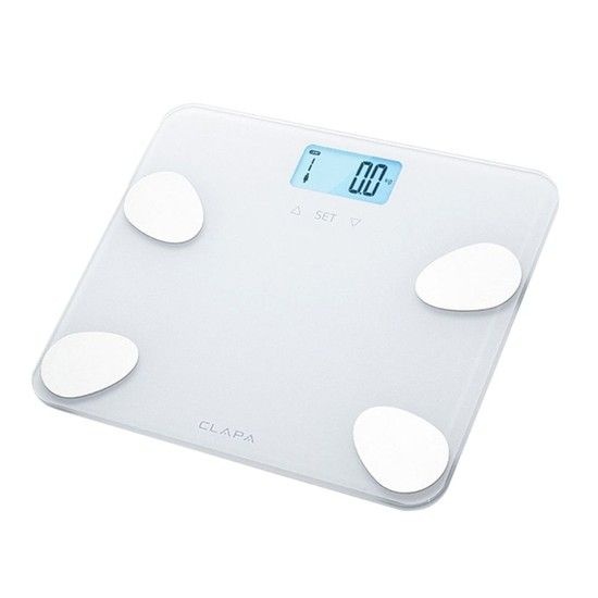 클래파_ 디지털 체지방 체중계 BFB-FS181W 슈퍼화이트 인터비즈 클레파 몸무게체크 체지방체크
