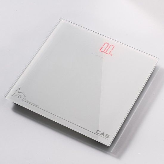 카스 CAS 화이트백라이트 디지털 체중계 HE-100