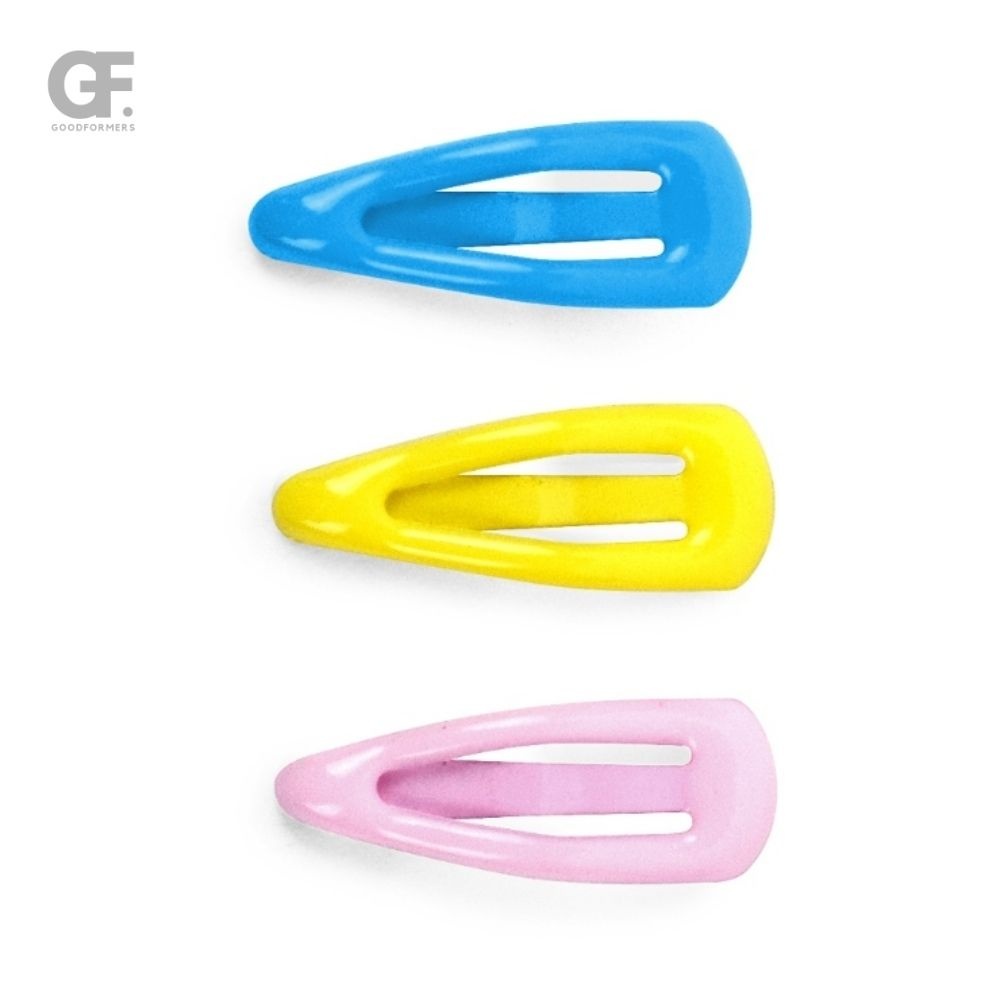 굿포머스 댕냥이 2CM 똑딱핀 강아지헤어소품 컬러핀 유아헤어핀