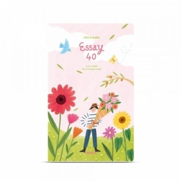 입고0915 양지사 2026년 다이어리 에쎄이40 핑크  101x16...