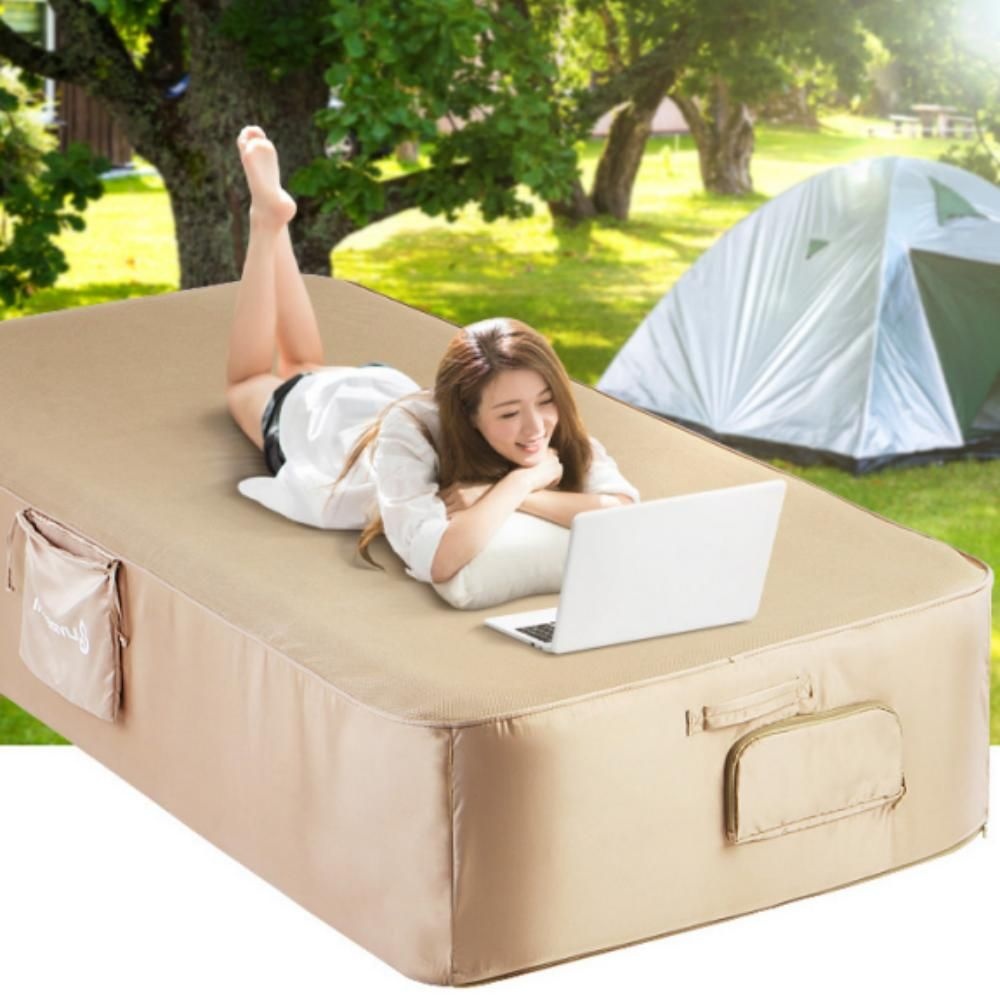 푹잠 원터치 에어매트 캠핑 매트리스 텐트 매트 바닥 침대 두꺼운 간이침대