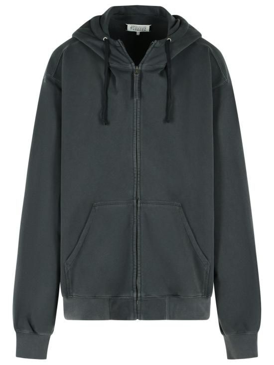 메종 마르지엘라 25FW 마르지엘라 뉴메릭 로고 후드 집업 S50HG0047 M25017855 Grey