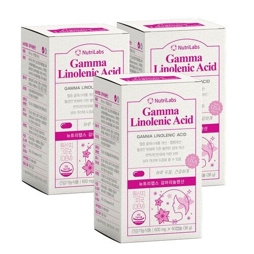 감마리놀렌산 보라지유 오메가6 PMS 영양제 3통