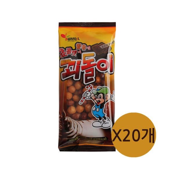 아트박스/모어바이 꾀돌이 과자 40g x20개
