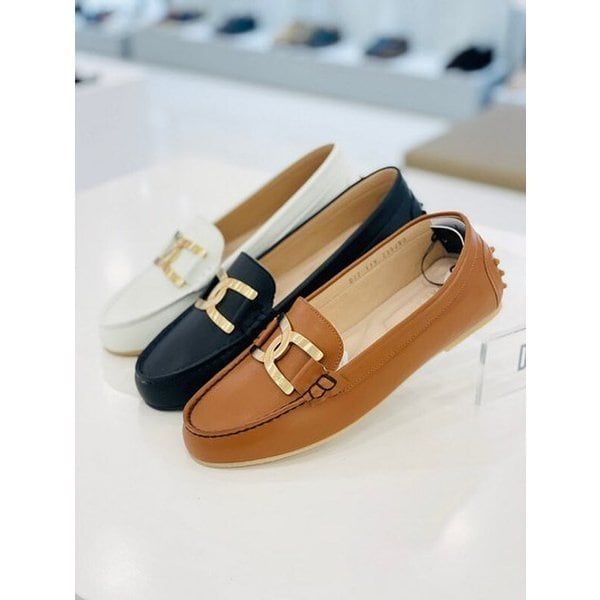 닥스 [정품] 브랜드명} 닥스 여성 플랫한 로고 포인트 드라이빙슈즈 로퍼 단화 dif119 (P001680322) 캐주얼