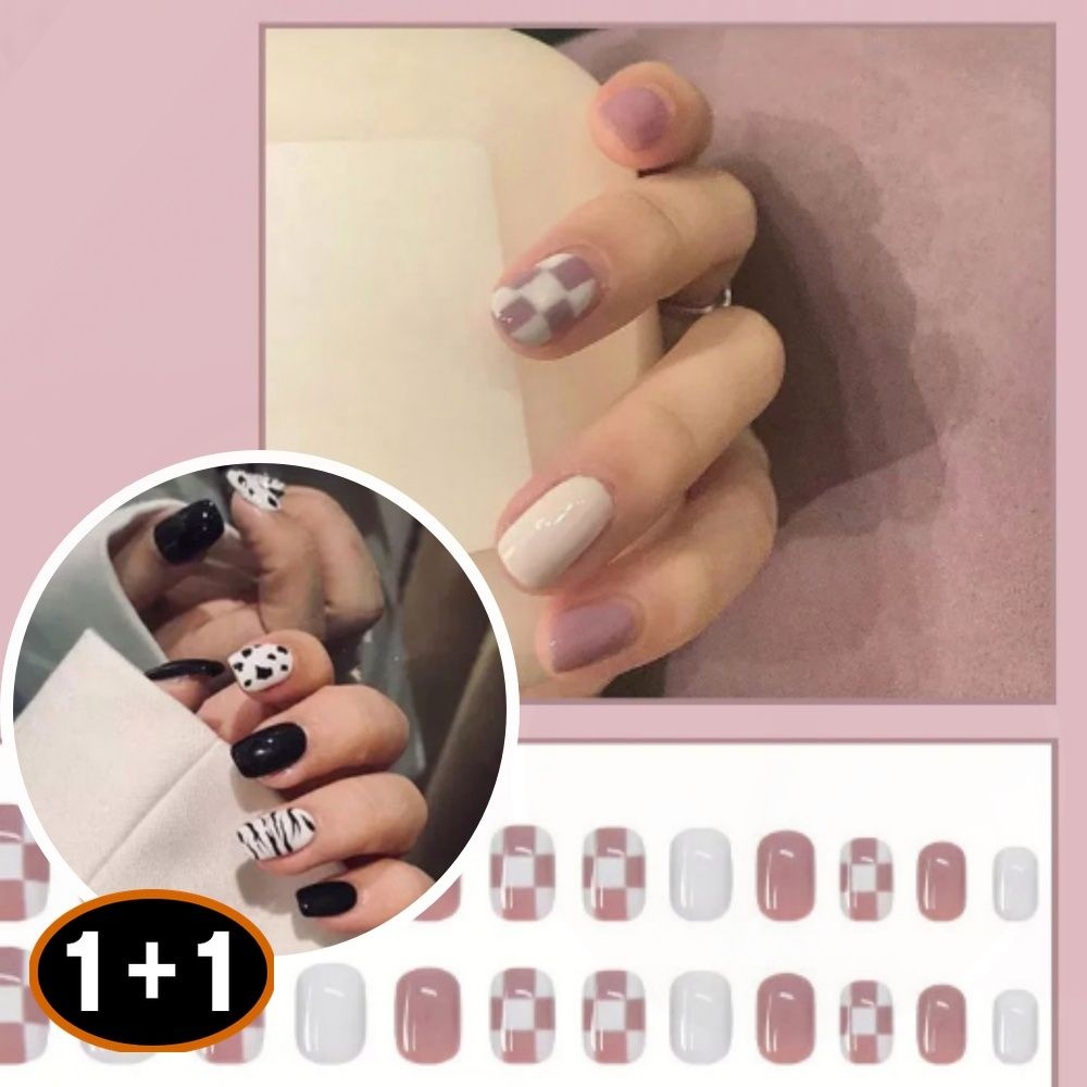 1+1  네일스티커 젤네일 패디 팁 붙이는 셀프네일 데코 파츠