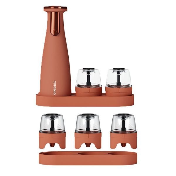 [보리보리]오리지니크 뽀큐트 후추그라인더 깨갈이 소금 통후추 깨 전동 그라인더 페퍼밀 풀세트