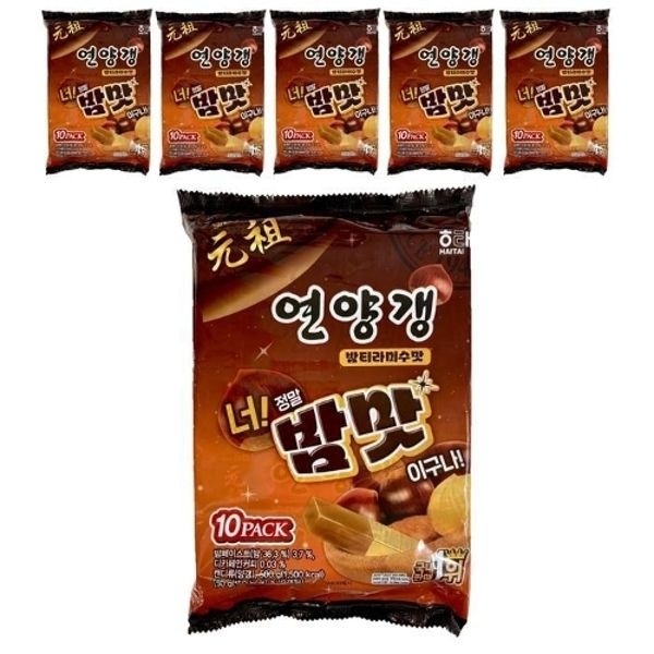 해태제과 연양갱 밤티라미수맛 500g 6개