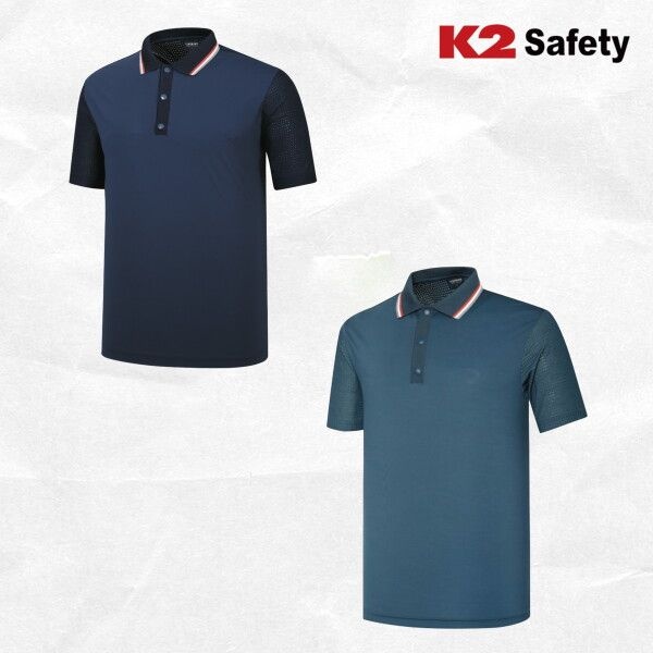 [케이투세이프티] K2 SAFETY TS-223R(네이비) LB2-224(다크 그린) 반팔 티셔츠 등산,낚시,스포츠,레저,워크웨어 티셔츠