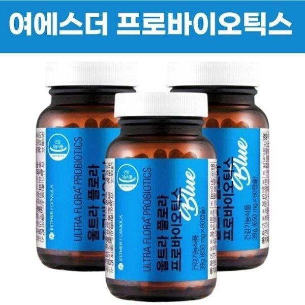 여에스더 울트라 플로라 프로바이오틱스 블루 100억 보장 생 유산균 ...