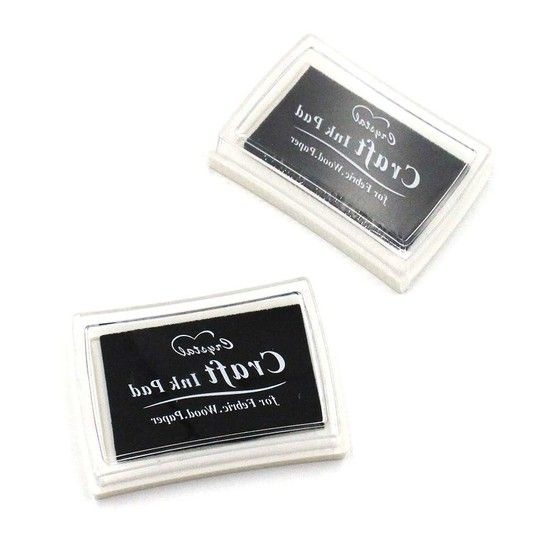 컬러 잉크패드 검정 핑거프린트 잉크스탬프 스탬프 유성잉크패드 핑거프린트 잉크스탬프