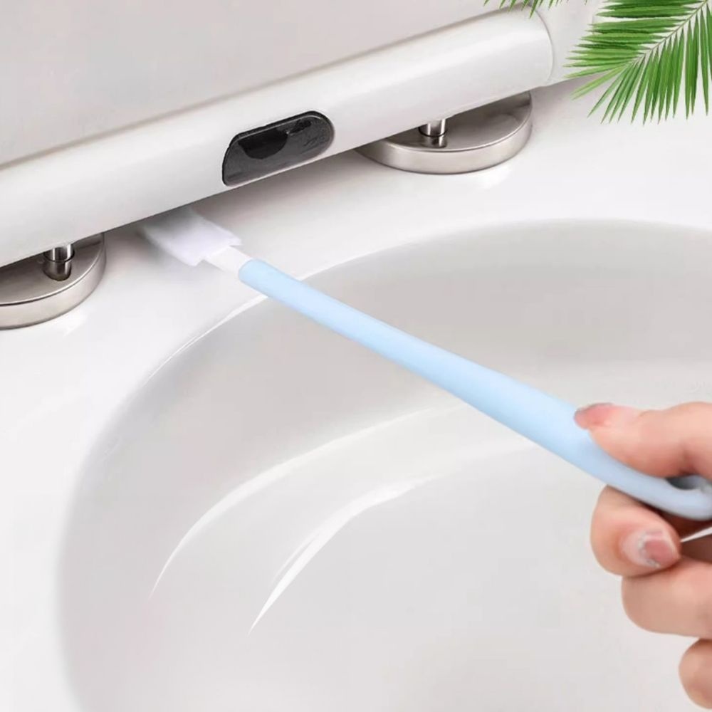 다온이미지 틈새청소솔 변기 틈새 청소솔 갈아끼우는 교체형 먼지솔 블루 틈새세척솔