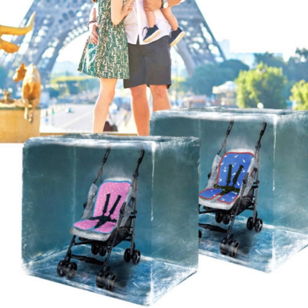 여름용 베베폴리에 유모차 쿨시트 아기 통풍 매쉬시트