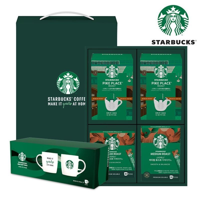 스타벅스 [스타벅스] 커피 미디엄 하이엔드 기프트세트 5종 (L)