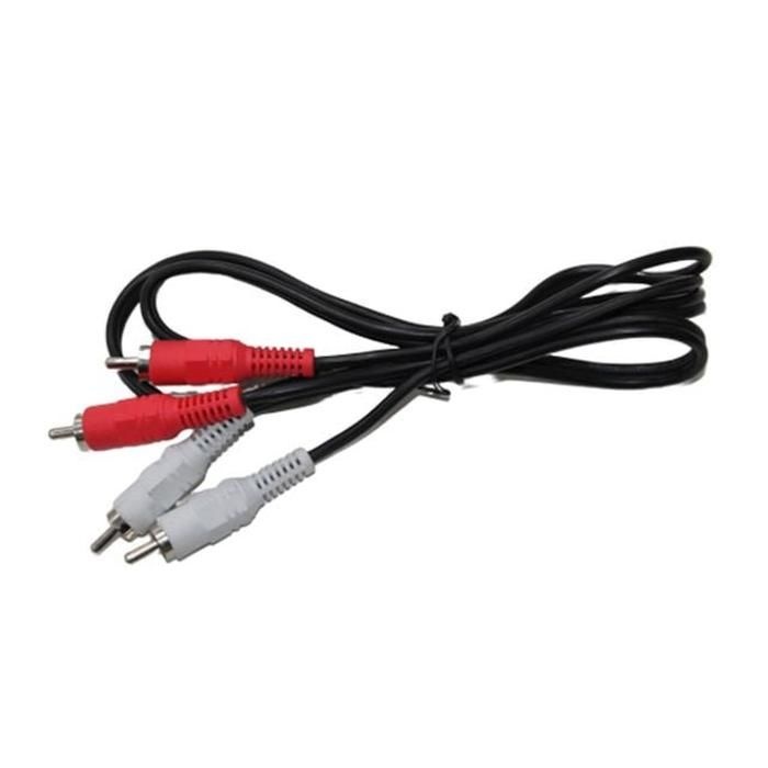 [S2570B5]오디오케이블 스피커연결선 2RCAto2RCA 1M
